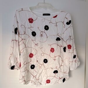 ANA and ROSE EMBROIDERED TOP